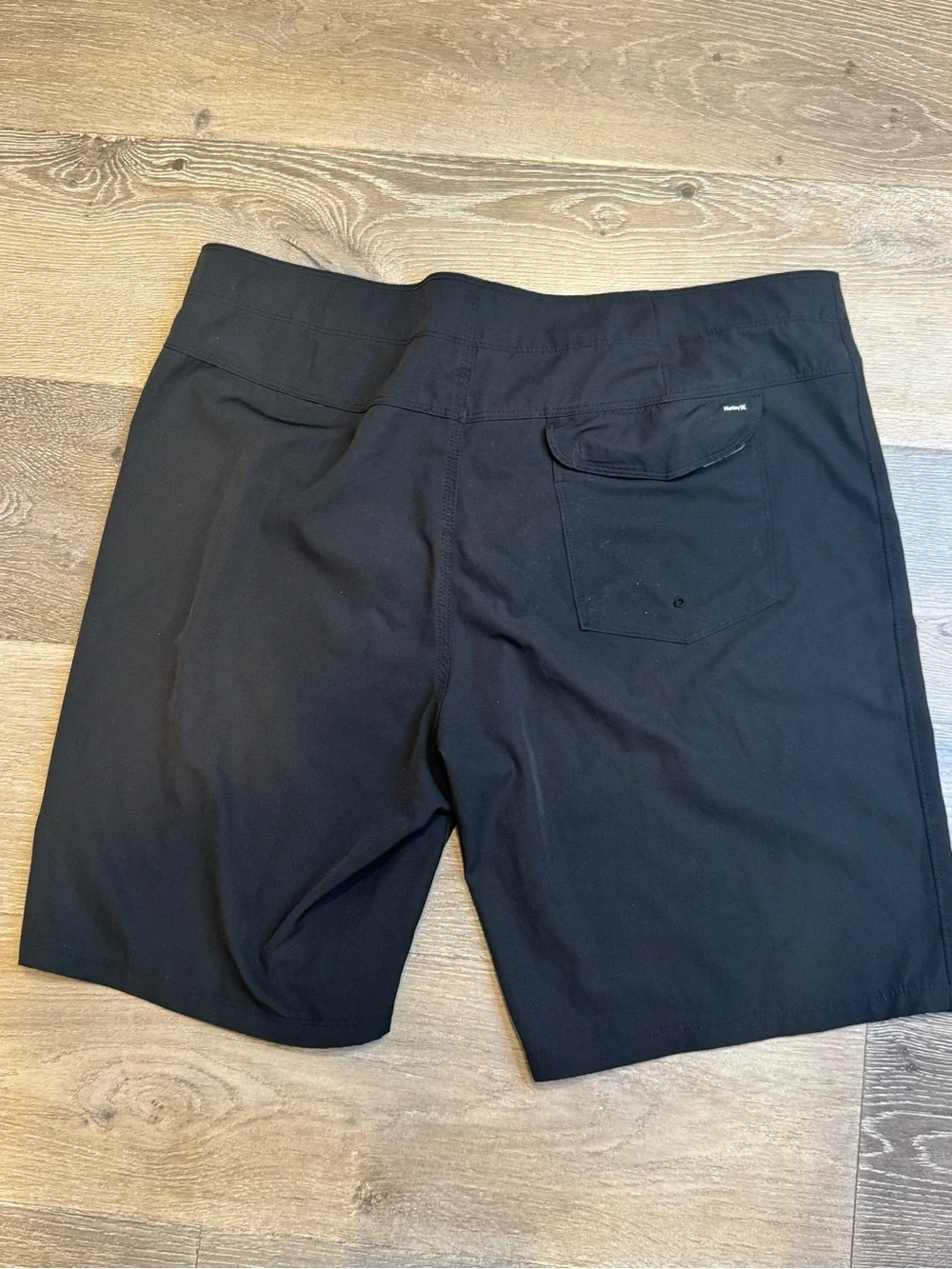 Hurley Black Boardshorts with Neon Multicolor Logo 1111